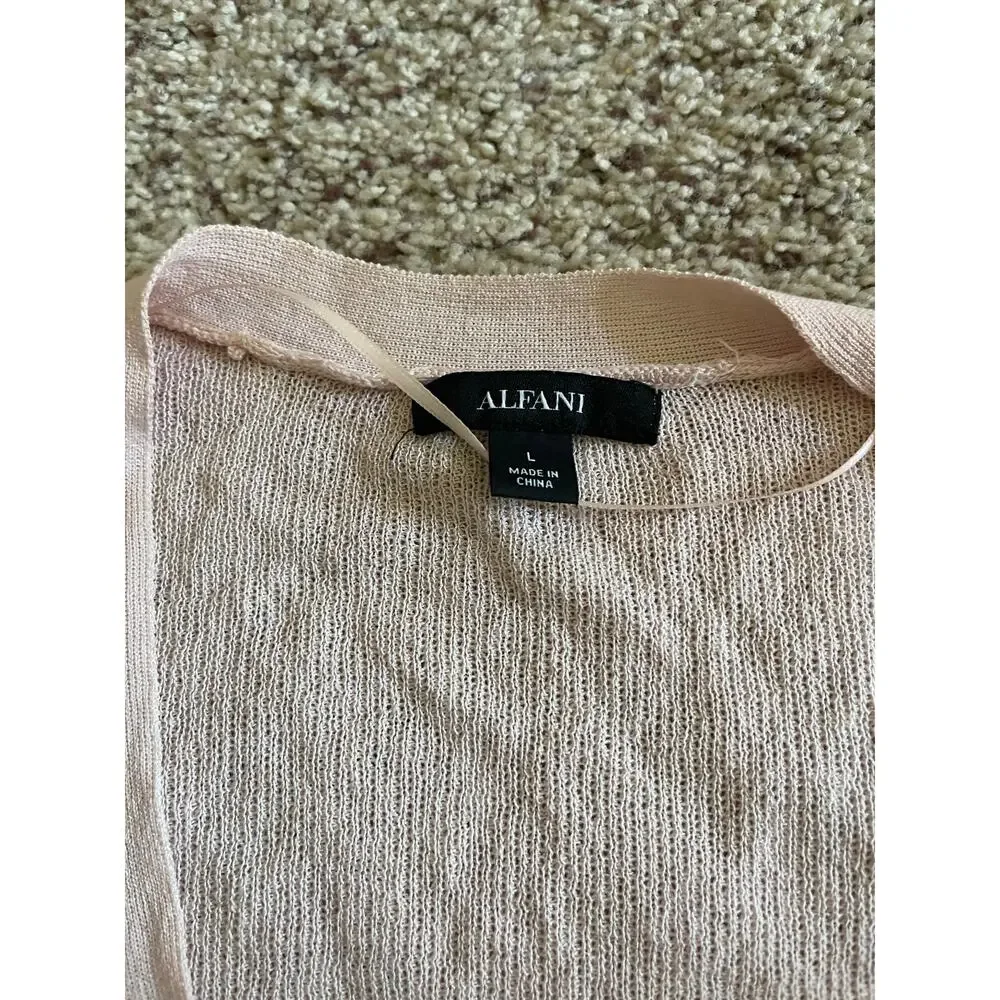 Alfani womens large cardigan sweater